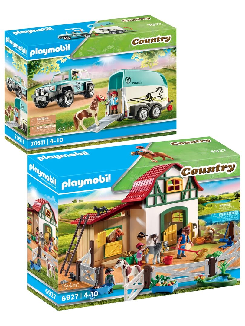 Playmobil – Country – 6927+70511 - N/A - Kiabi - 98.49€