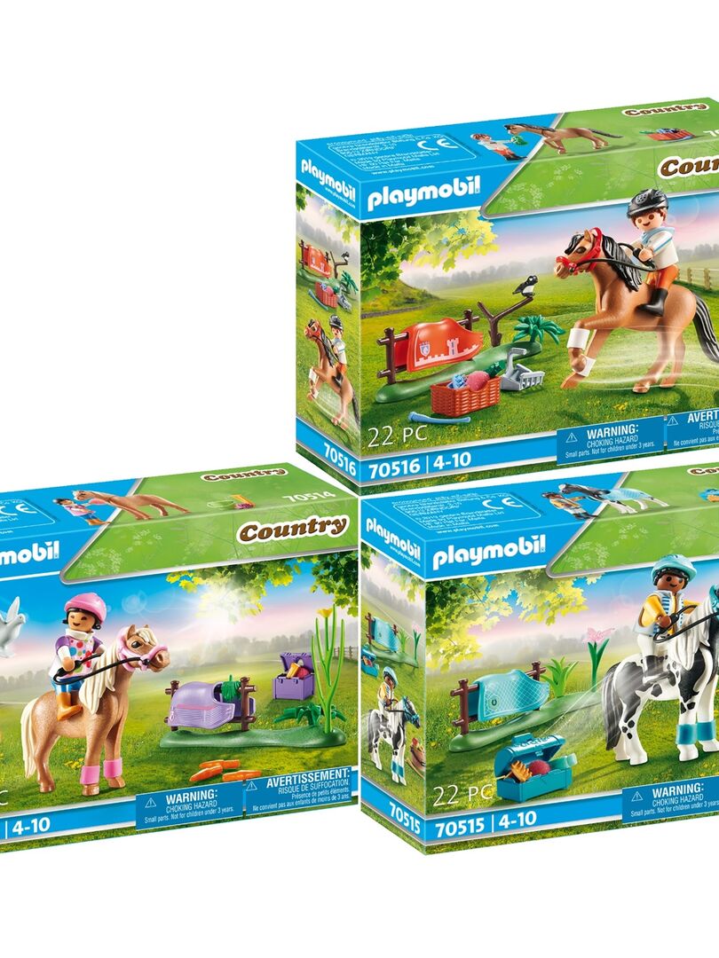 Playmobil – Country – 70514+70515+70516 - N/A - Kiabi - 25.49€