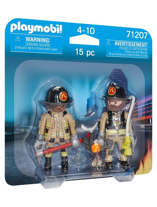 'Playmobil' Duo 2 figurines Pompiers - Kiabi