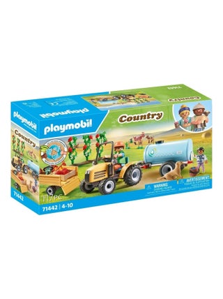 Playmobil Fermier avec Tracteur et citerne - Country
