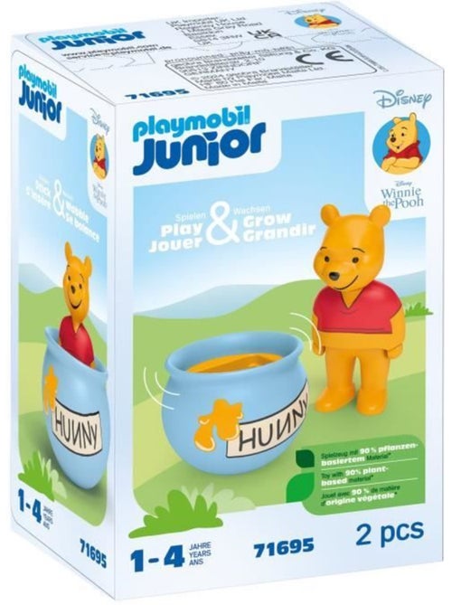 Playmobil junior 71695 winnie l'ourson et culbuto pot de miel, junior & disney, dès 12 mois - Kiabi