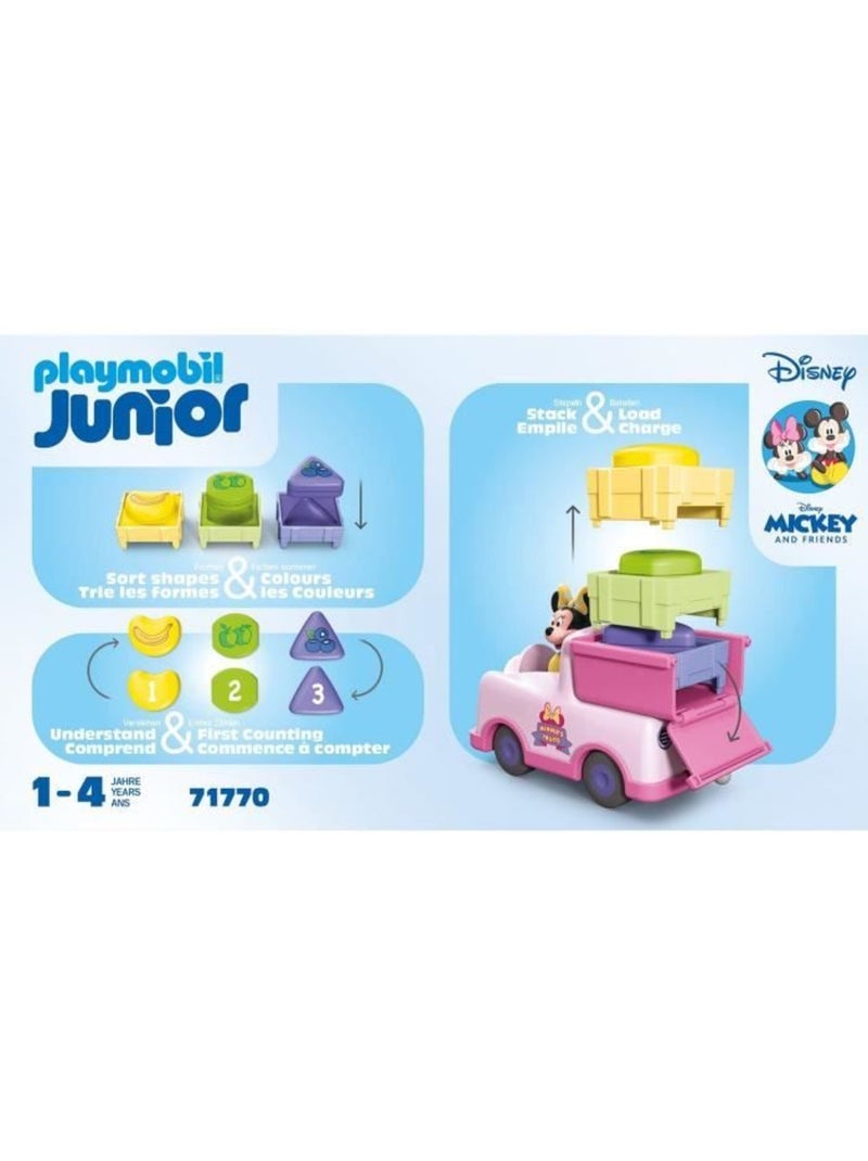 Playmobil junior 71770 minnie avec voiturette à fruits, disney, 8 pièces, dès 12 mois N/A - Kiabi