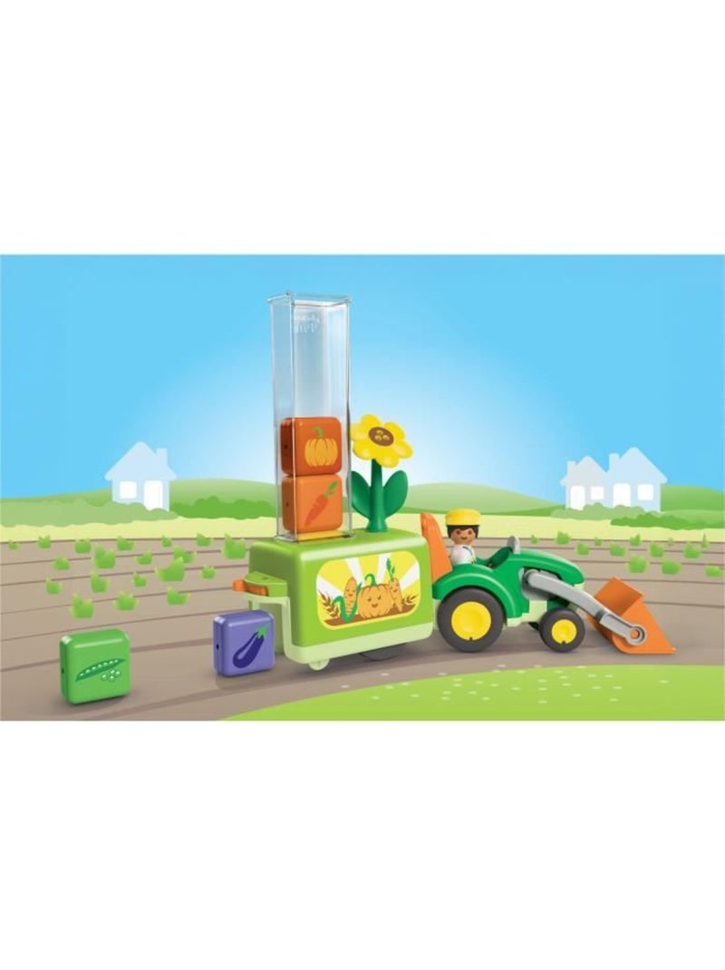 Playmobil junior 71773 tracteur avec planteuse, 11 pièces, dès 12 mois N/A - Kiabi