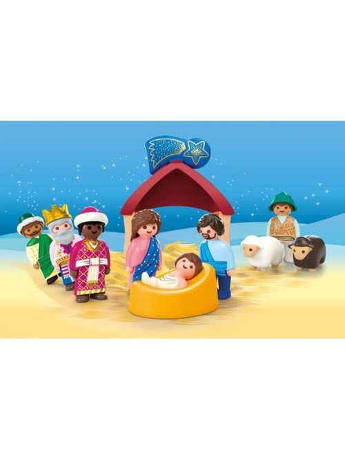 Playmobil junior 72001 la crèche de noel, 14 pièces, dès 12 mois - Kiabi