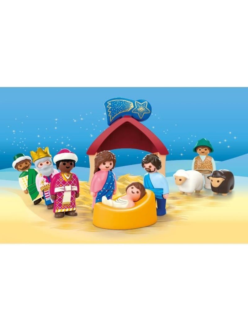 Playmobil junior 72001 la crèche de noel, 14 pièces, dès 12 mois N/A - Kiabi