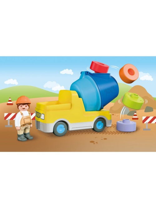 Playmobil junior 72083 bétonneuse - Kiabi