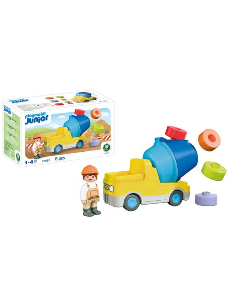 Playmobil junior 72083 bétonneuse Bleu - Kiabi