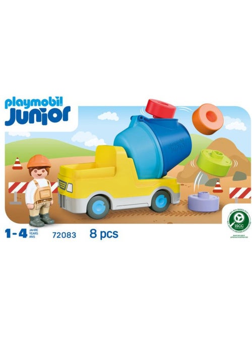 Playmobil junior 72083 bétonneuse - Kiabi