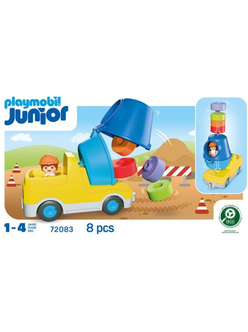 Playmobil junior 72083 bétonneuse - Kiabi