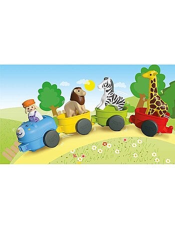 Playmobil junior 72084 train des animaux