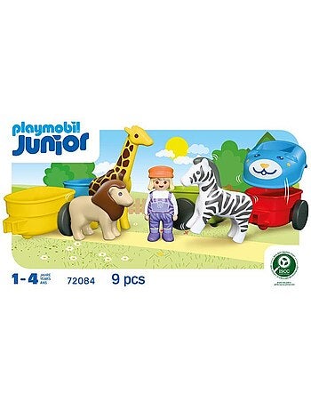 Playmobil junior 72084 train des animaux