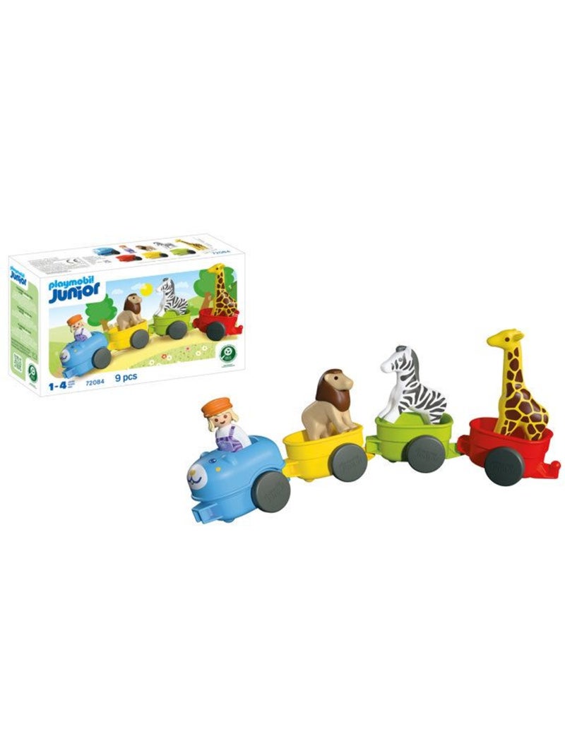 Playmobil junior 72084 train des animaux N/A - Kiabi