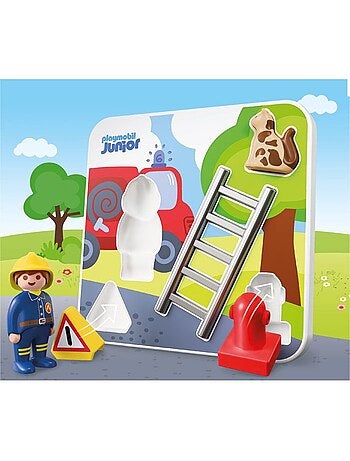 Playmobil junior 72088 puzzle pompiers