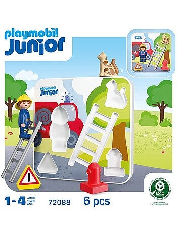 Playmobil junior 72088 puzzle pompiers