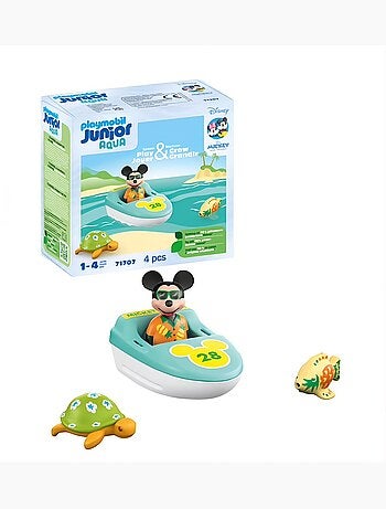 Playmobil Junior & Disney : Mickey avec Bateau - 71707