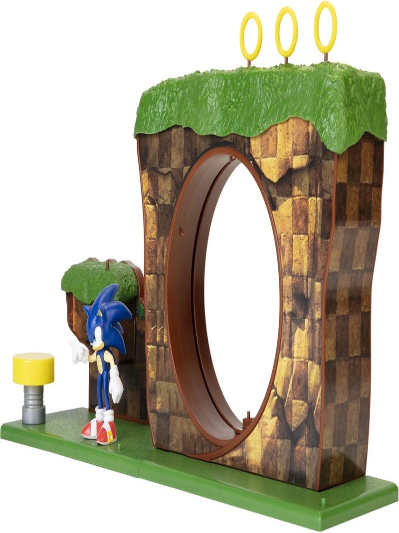 Playset - Sonic - Colline Verte - Jakks Pacific Multicolore - Kiabi