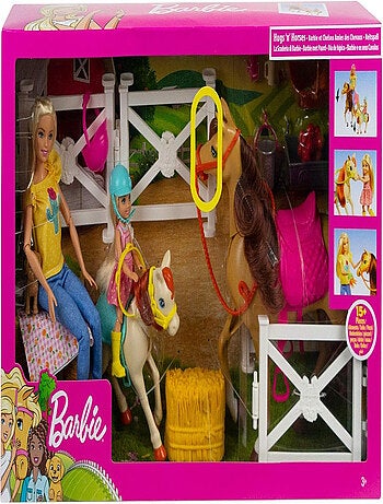 Playset Barbie Et Ses Chevaux - Mattel