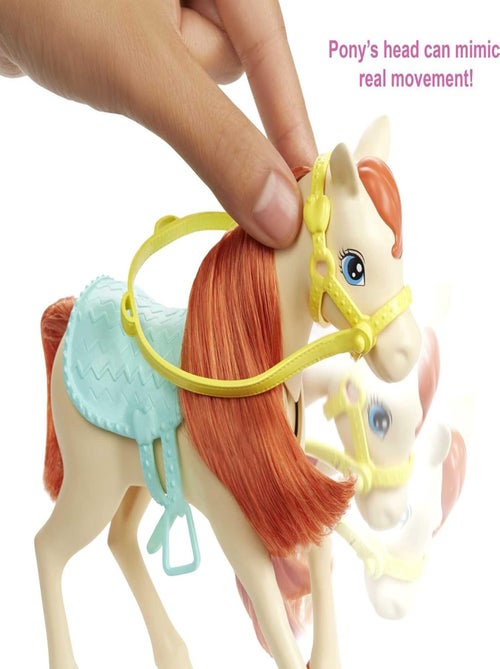Playset Barbie Et Ses Chevaux - Mattel - Kiabi