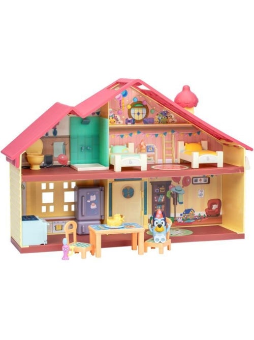Playset maison anniversaire avec figurine + 13 accessoires - BLUEY - Kiabi