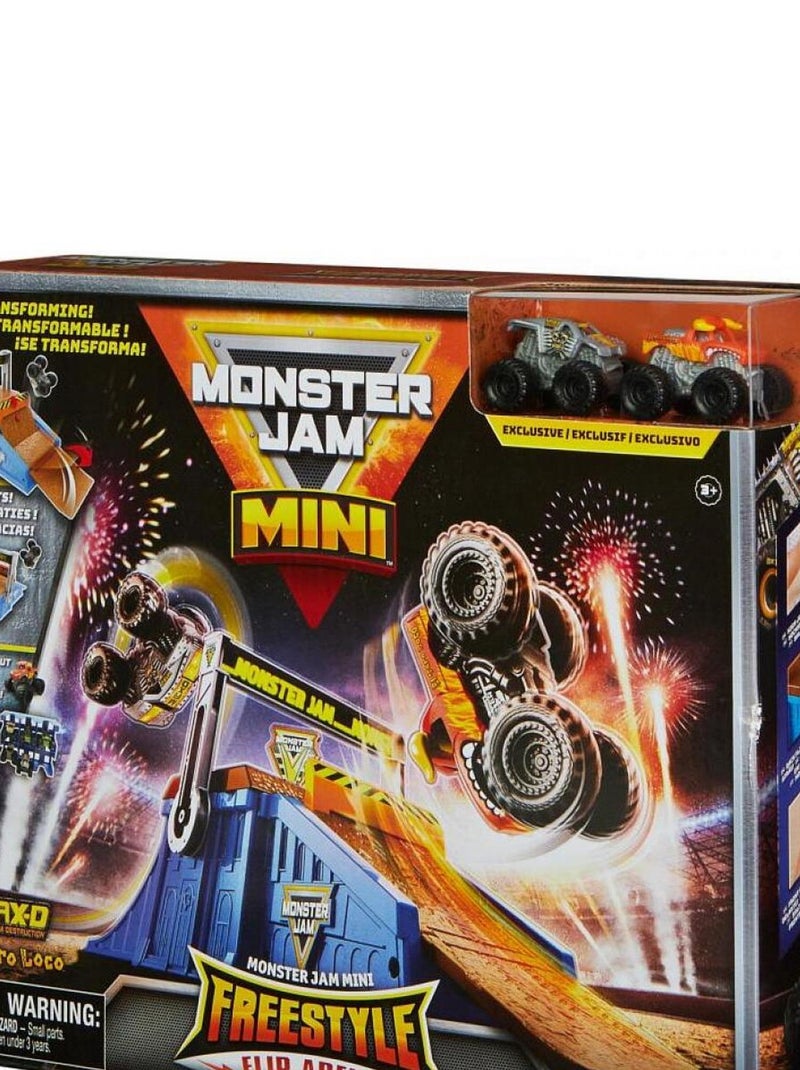 Playset mini freestyle flip arena monster jam N/A - Kiabi