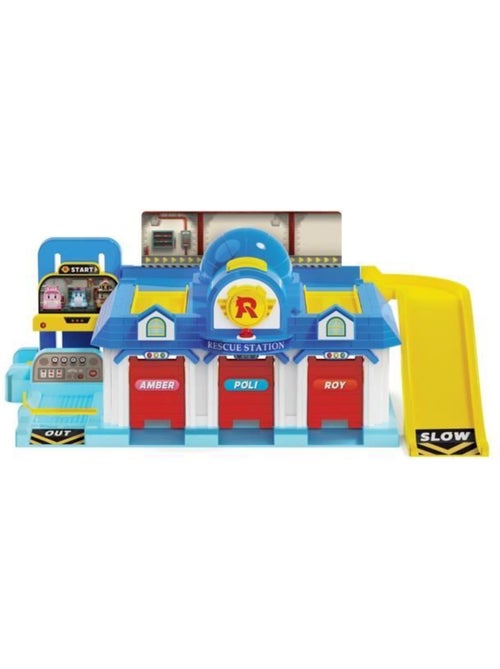 Playset Quartier Général - Robocar Poli - Silverlit - Kiabi