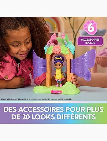 Playset transformation poupée - fairylandia - dès 3 ans - gabby et la maison magique