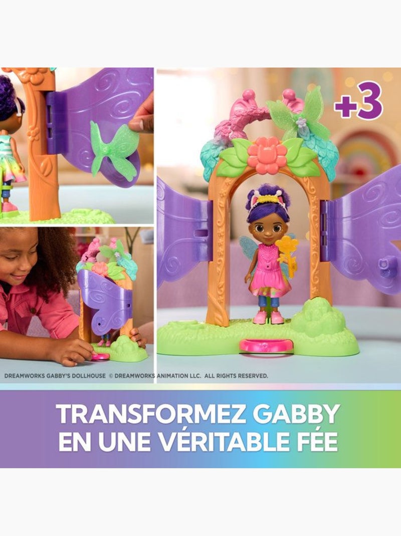 Playset transformation poupée - fairylandia - dès 3 ans - gabby et la maison magique Violet - Kiabi