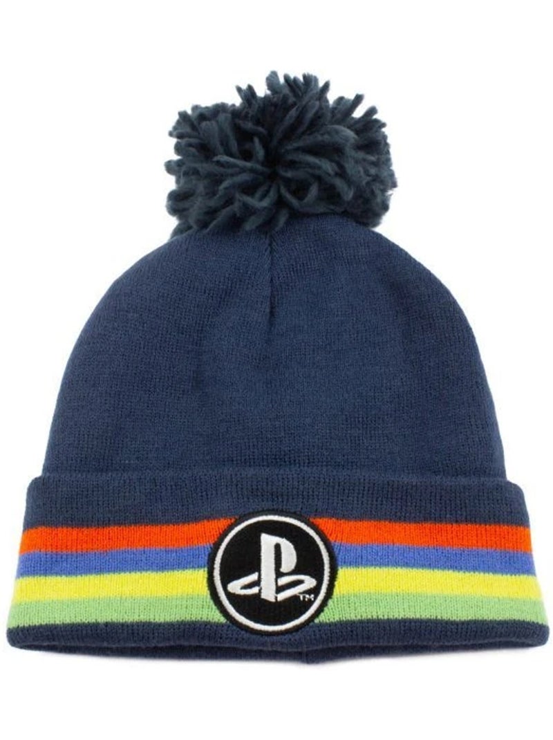 Playstation - Bonnet motif/style logo Bleu marine - Kiabi