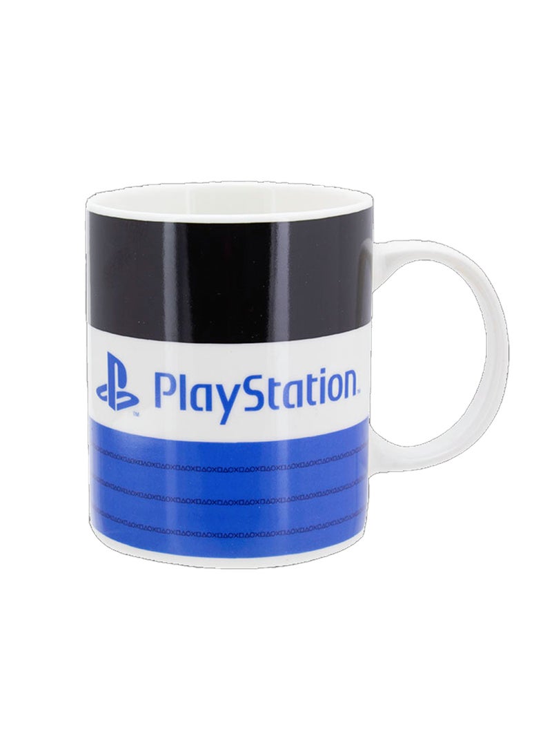 Playstation - Mug motif/style à rayures Bleu - Kiabi