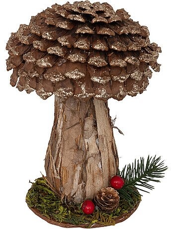 Plf champignon ecorce h18cm