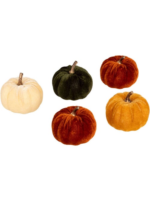 Plf citrouilles velours x5 - Kiabi