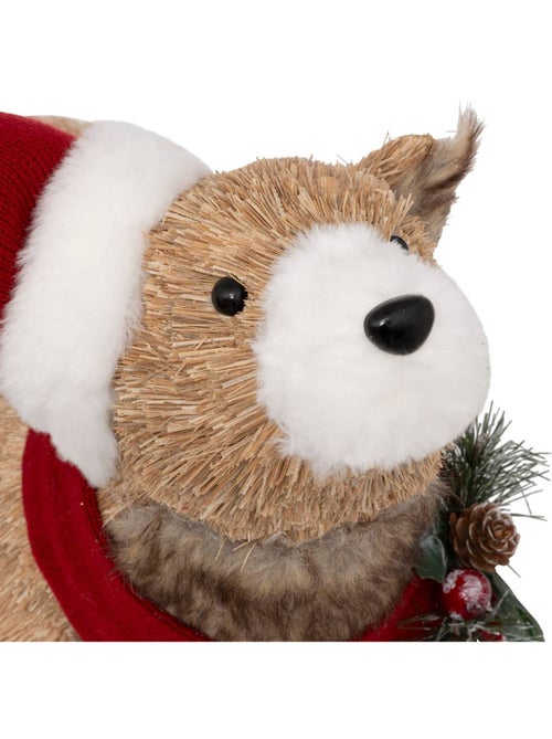 Plf ours bois bonnet l54cm - Kiabi