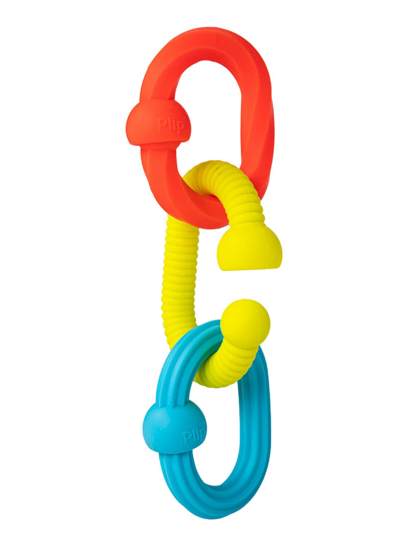 Plip grips - 3 anneaux texturés silicone dès 6 mois N/A - Kiabi