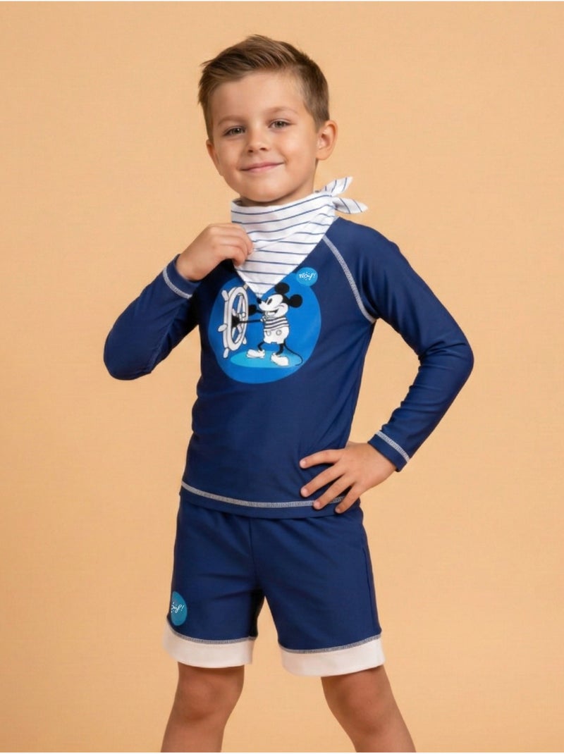 Plouf! Bandana de plage Anti-UV Blanc - Kiabi
