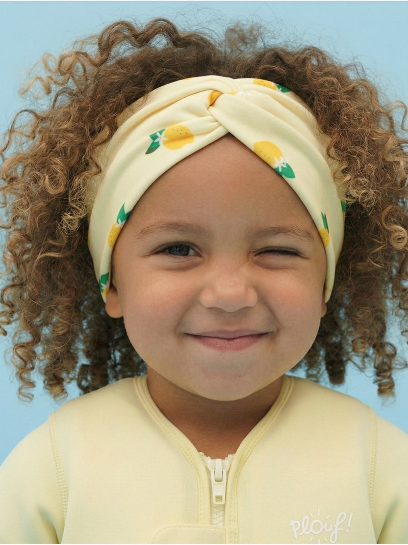 Plouf! Bandeau de tête coloré Jaune citron - Kiabi