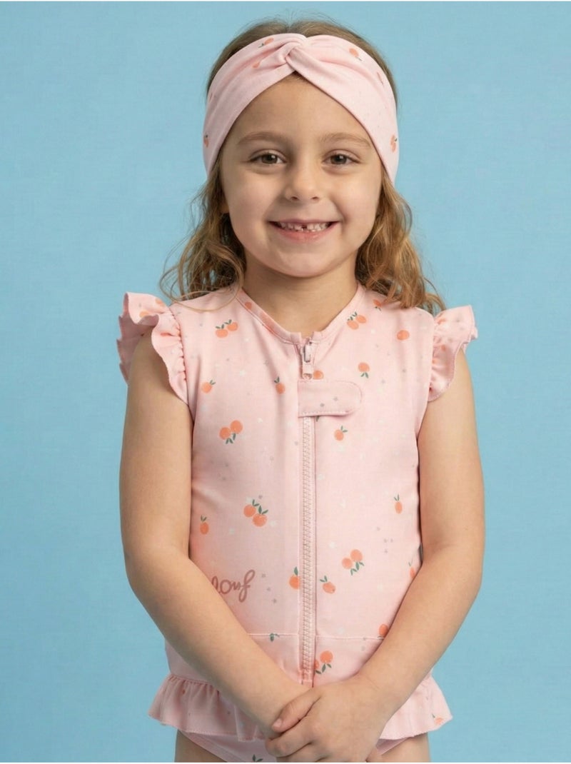 Plouf! Bandeau de tête coloré Orange clémentine - Kiabi