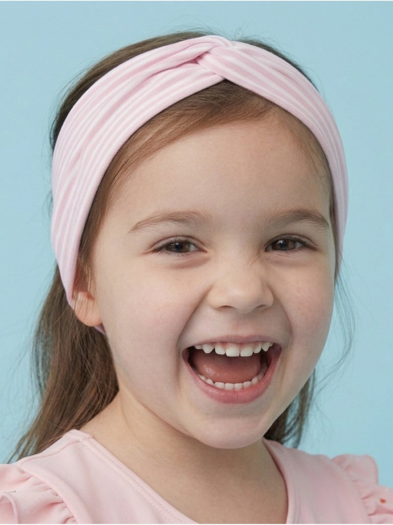 Plouf! Bandeau de tête coloré Rose pâle - Kiabi