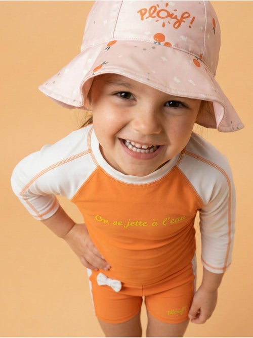 Plouf! Bob de plage Anti-UV réversible - Filles - Kiabi