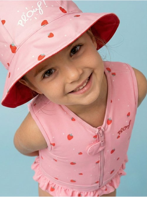 Plouf! Bob de plage Anti-UV réversible - Filles - Kiabi