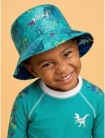 Plouf! Bob de plage Anti-UV réversible - Garçons