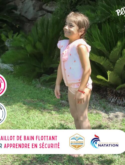 Plouf! Maillot de Bain Clémentine Enfant avec Flotteurs - Accessoire de Natation Fille - Kiabi