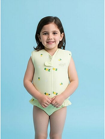 Plouf! Maillot de bain flottant Enfant - Agrume