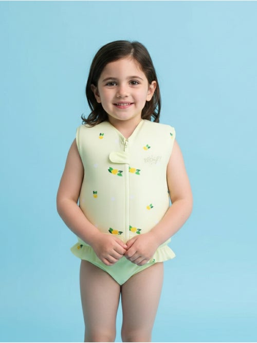 Plouf! Maillot de bain flottant Enfant - Agrume - Kiabi