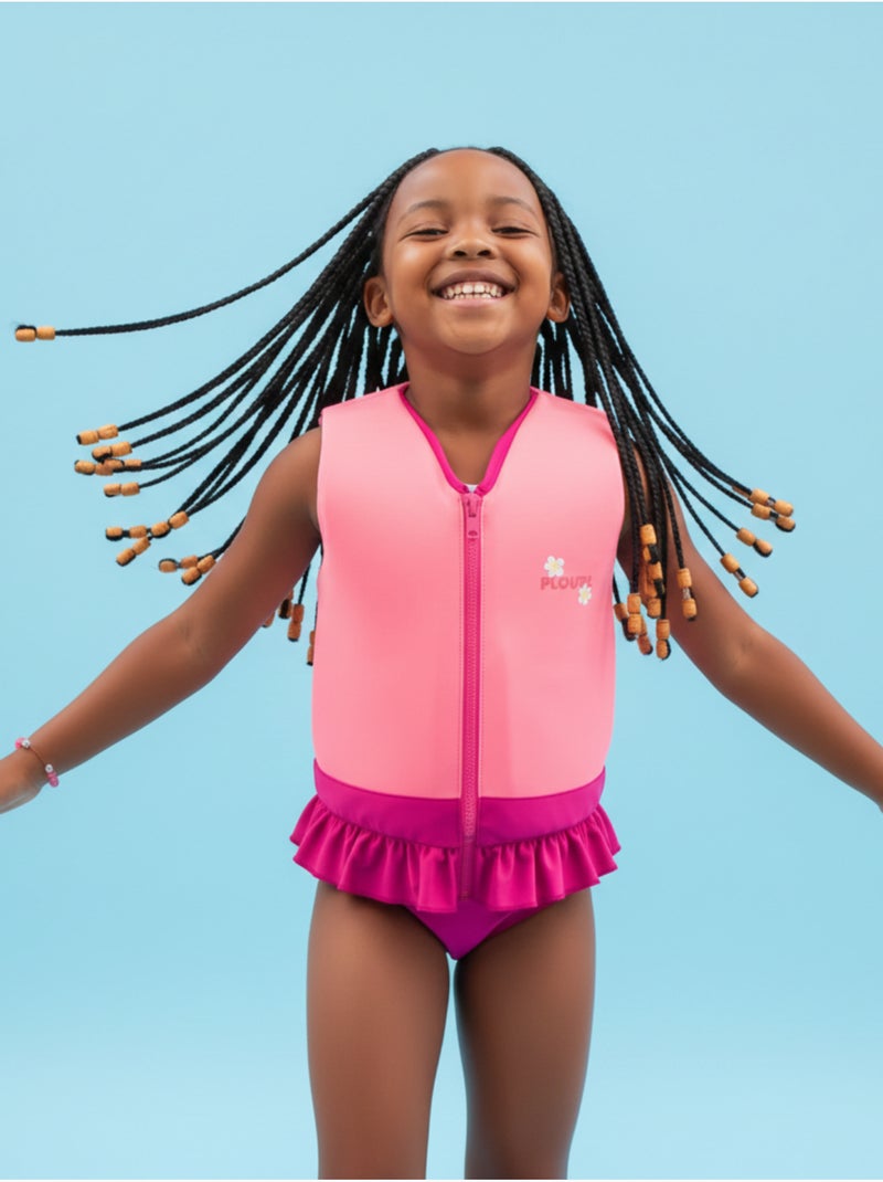 Plouf! Maillot de bain flottant Enfant - Aloha Rose - Kiabi