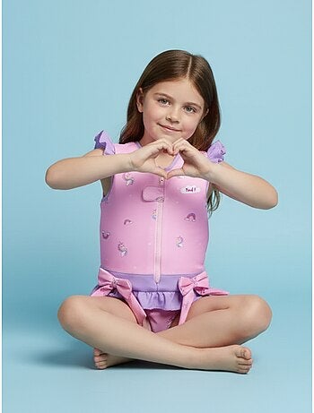 Plouf! Maillot de bain flottant Enfant - Celeste