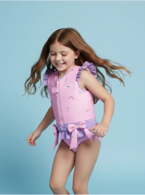 Plouf! Maillot de bain flottant Enfant - Celeste - Kiabi