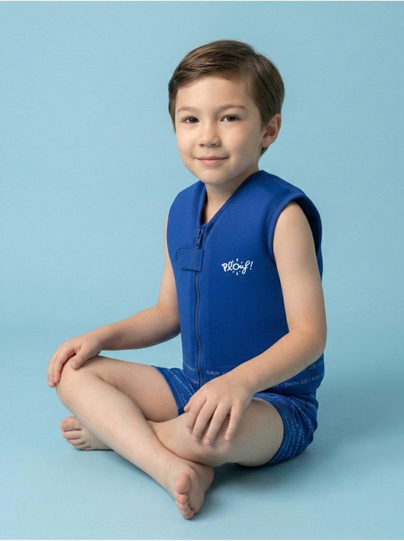 Plouf! Maillot de bain flottant Enfant - Charly Bleu - Kiabi