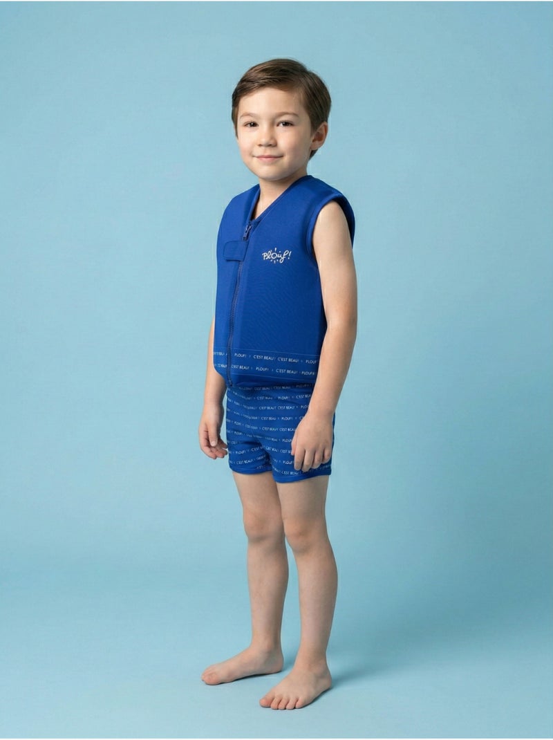 Plouf! Maillot de bain flottant Enfant - Charly Bleu - Kiabi