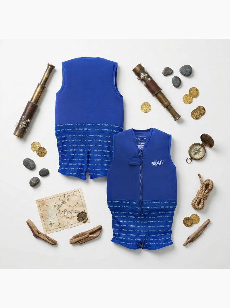 Plouf! Maillot de bain flottant Enfant - Charly Bleu - Kiabi