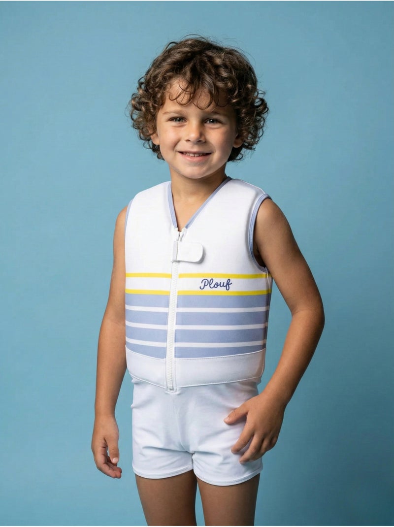 Plouf! Maillot de bain flottant Enfant - Corsaire Blanc - Kiabi